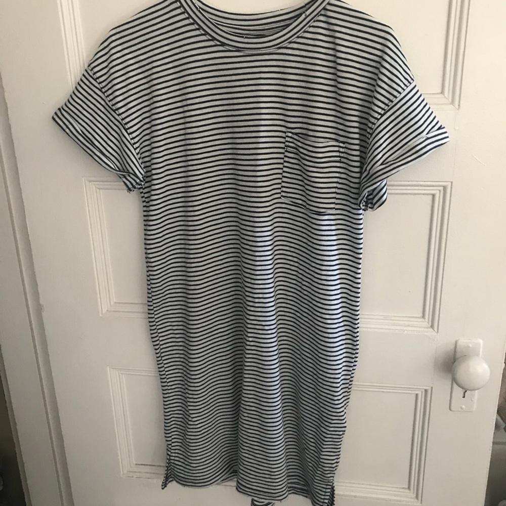 Striped T-Shirt Dress